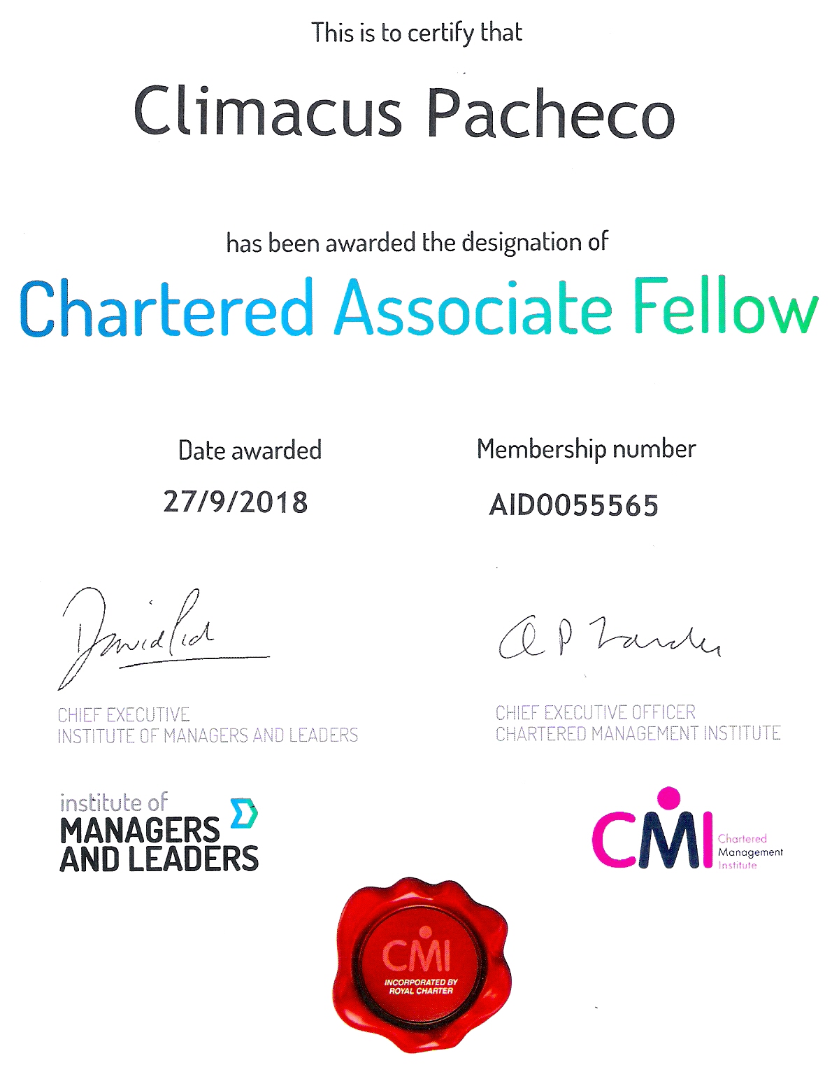 Chartered Manager0001